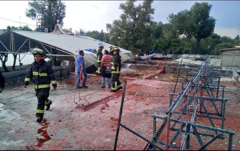 Señalan que los heridos están siendo atendidos y el fuego derivado de la explosión ya fue controlado. TWITTER / @alertasurbanas