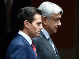 Peña Nieto ha realizado una serie de promocionales en redes sociales previo a su último informe de gobierno, antes de que Andrés Manuel López Obrador asuma la Presidencia el 1 de diciembre. AFP / ARCHIVO