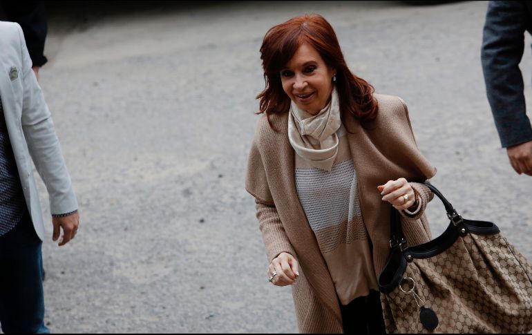 Fernández de Kirchner insiste en que existe una persecución judicial en su contra. AP / S. Pani