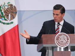 Se espera que la alocución del Presidente Peña Nieto dure poco más de una hora. NTX / ARCHIVO