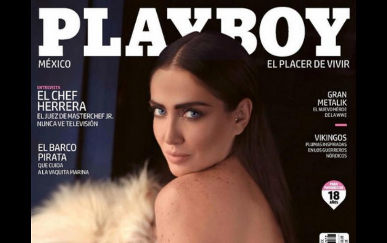 En su cuenta de Instagram Lora subió una imagen de la portada del número de julio de 'Playboy'. INSTAGRAM / celi_lora