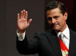 Peña Nieto ofrece un mensaje desde Palacio Nacional por el Sexto Informe de Gobierno. AP / R. Blackwell