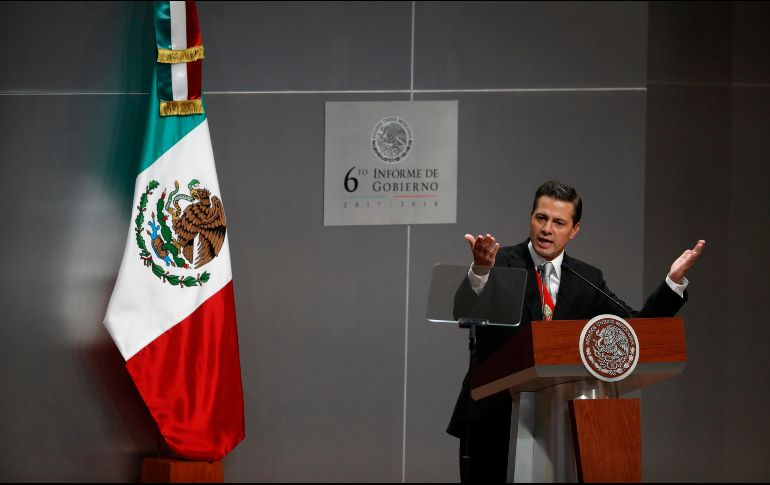 Este es el último Informe de Gobierno del Presidente Enrique Peña Nieto. AP  / R. Blackwell