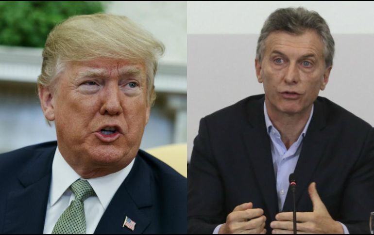 Trump expresó a Macri que “está al tanto de la coyuntura de Argentina” y seguirán en contacto. ESPECIAL
