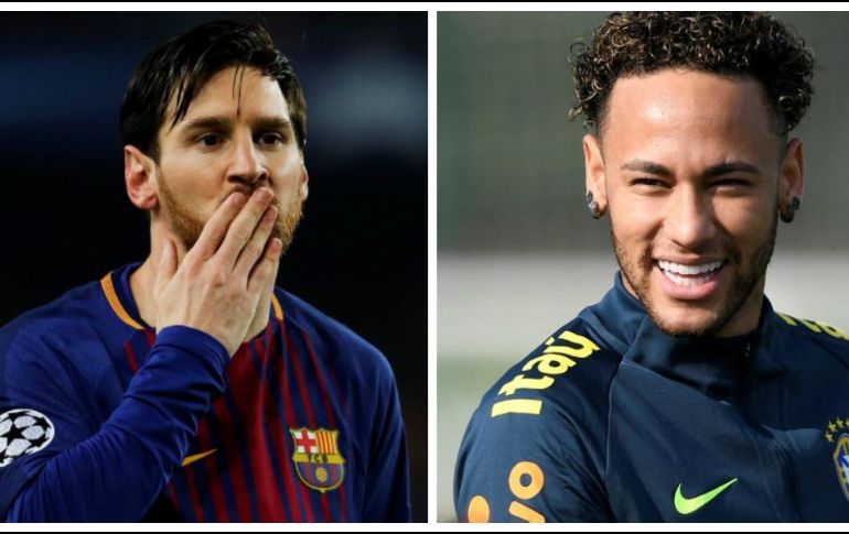En su revista mensual Proteja su Dinero, la Condusef indica que Neymar y Messi poseen un valor de 180 MDE cada uno. ESPECIAL / EFE