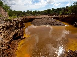 El derrame de la mina Buenavista del Cobre ha contaminado el arroyo Tinajas, el río Bacanuchi  y el río Sonora. AFP / ARCHIVO