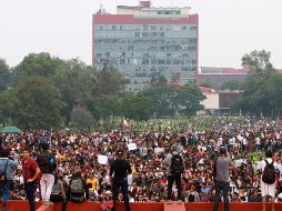 Se prevé que este día 40 escuelas de la máxima casa de estudios del país se mantendrán sin clases y sólo regrese la ENES Morelia. NTX / F. Estrada