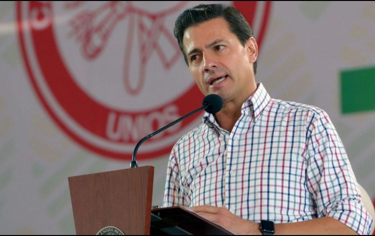 Peña Nieto reiteró que se lograron establecer condiciones políticas y económicas para que el país dejara de tener de manera recurrente crisis económicas. NTX/ARCHIVO