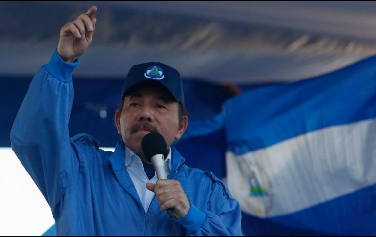 El de mañana será el tercer paro nacional en Nicaragua contra el presidente Ortega, quien niega la eistencia de presos políticos. AP/A. Zúñiga