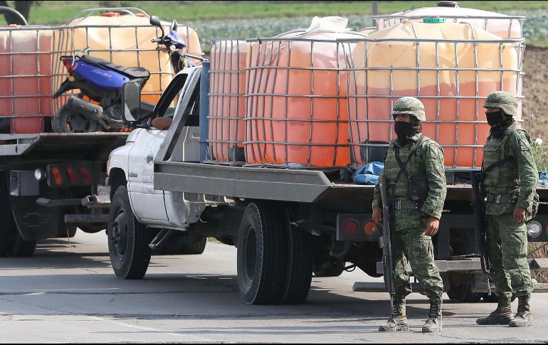 Tras los hechos, registrados cerca del ejido La Soledad, autoridades aseguraron dos camionetas y combustible. SUN/ARCHIVO