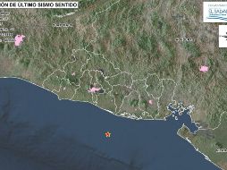 Los últimos 10 sismos computados por el MARN en ell El Salvador, oscilaron entre las magnitudes de dos, cinco, cuatro y cuatro punto dos. TWITTER / @MARN_SV