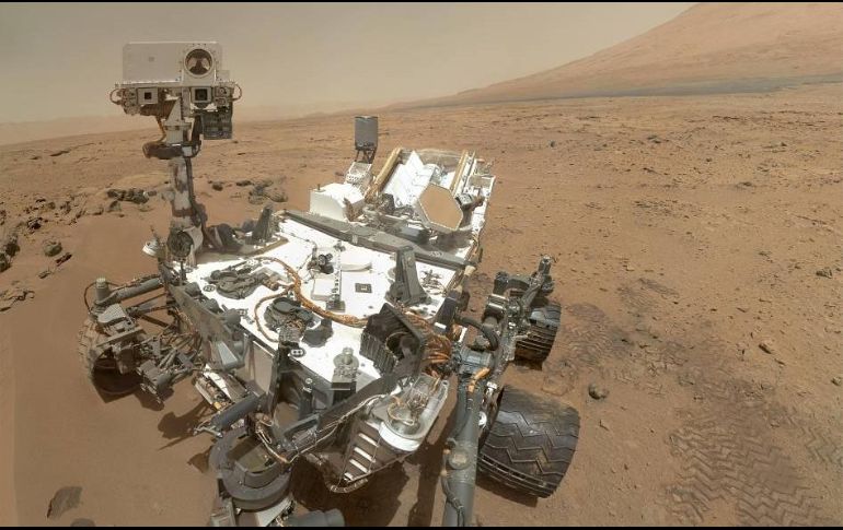 Curiosity aterrizó en Marte el seis de agosto del 2012, diseñado para recolectar datos espectrales de partículas del planeta rojo. ESPECIAL / nasa.gov