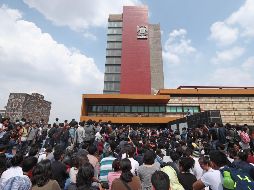 La UNAM resalta que alumnos y profesores de bachillerato, licenciatura y posgrado regresaron a sus actividades académicas. SUN / ARCHIVO