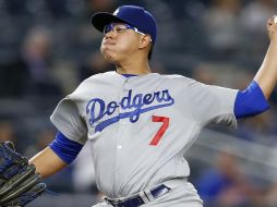 Aunque 20 de las 23 apariciones de Urías con la novena de Los Ángeles han sido como abridor, el equipo espera que el mexicano ocupe un lugar en el bullpen.  AP/ARCHIVO