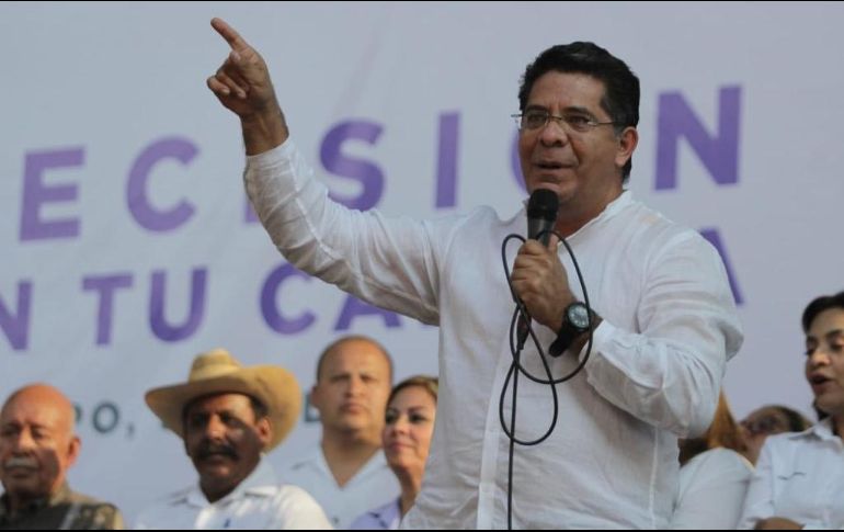 Salazar, propuesto por López Obrador como delegado estatal, era el candidato de Morena al gobierno de Morelos en la pasada elección, pero dejó su lugar al ídolo del futbol. EL INFORMADOR / ARCHIVO