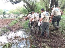 El occiso fue identificado como Rafael Flores Fregoso, de 38 años de edad, quien era vecino de la zona. ESPECIAL/ Protección Civil Jalisco
