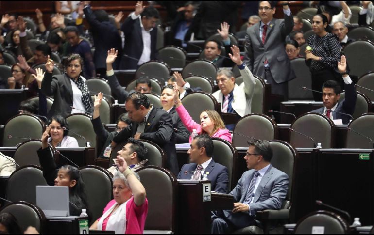 Durante el debate, algunos legisladores se manifestaron en contra del documento. SUN/L. Godínez