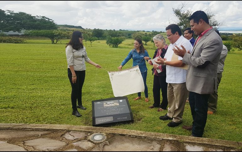 El Centro Interpretativo Guachimontones Phil Weigand presumió la placa que lo acredita como el primero de la Secretaría de Cultura en Jalisco que funcionará con “energía verde”. EL INFORMADOR / J. PÉREZ