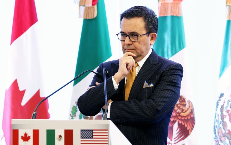 Guajardo refirió que el documento del acuerdo entre México y Estados Unidos debe subirse a consulta pública a más tardar el próximo 30 de septiembre. NTX/ ARCHIVO