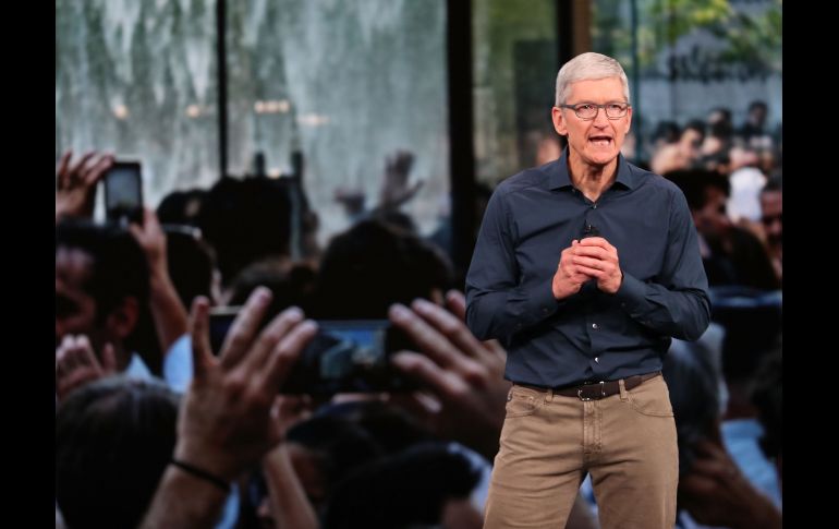 Tim Cook, presidente ejecutivo de Apple, lideró la presentación de las novedades en la sede de Cupertino, California.