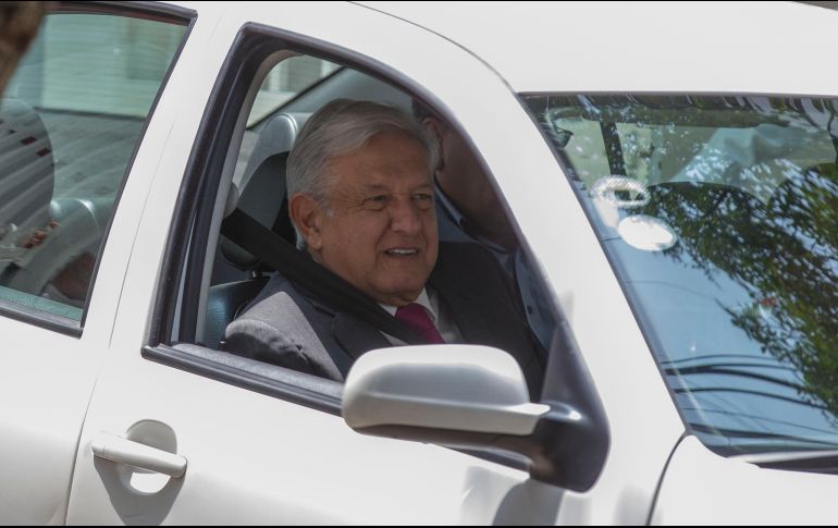 Por la mañana, López Obrador tuvo un encuentro con gobernadores de los estados del norte del país. NTX/J. Pazos