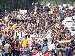 Los estudiantes se habían manifestado anteriormente el 5 de septiembre y bajo la misma causa.  SUN / ARCHIVO
