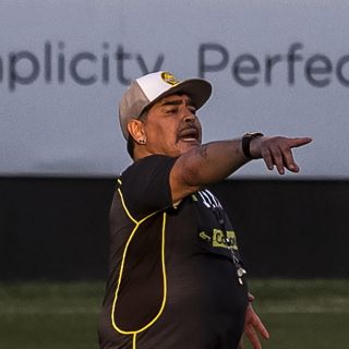 Maradona no estuvo en entrenamiento de Dorados