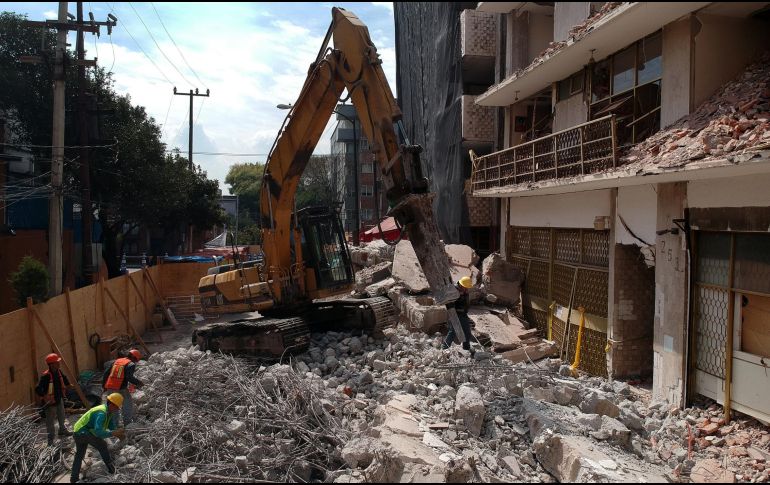 Varios de los edificios afectados presentaban irregularidades en su proceso de construcción. NTX/ARCHIVO