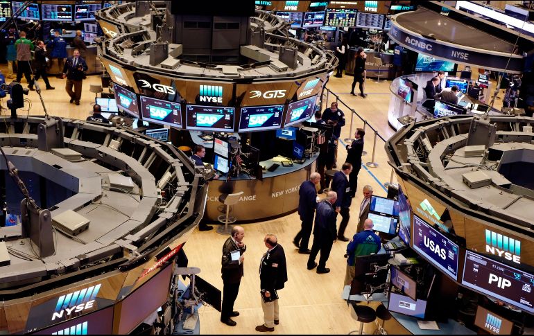 El NYSE Composite muestra una ganacia de 41.81 puntos, colocándose en dos mil 899.69 unidades. AP/ ARCHIVO