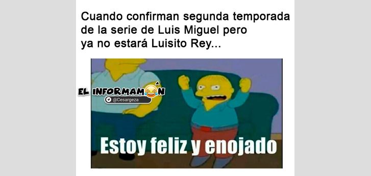 Luis Miguel, feliz y enojado