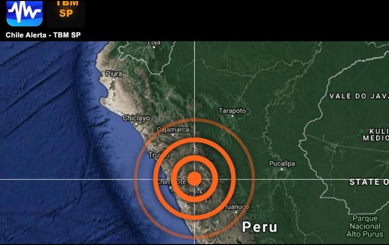 Perú se ubica en la zona denominada Cinturón de Fuego del Pacífico, donde se registra aproximadamente el 85% de la actividad sísmica mundial. TWITTER/ @ChileAlertaApp