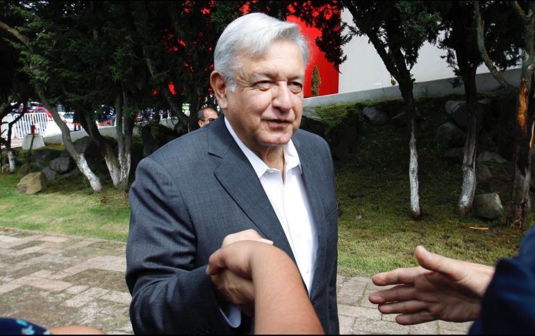 López Obrador afirmó que la próxima jefa de Gobierno capitalino, Claudia Sheinbaum, regresará la paz a los capitalinos. NTX / O. Ramírez