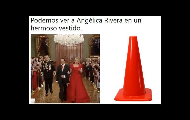 Usuarios de redes sociales reaccionan a la participación del Mandatario Enrique Peña Nieto en la tradicional ceremonia por el Grito de Independencia y al vestido de la primera dama, Angélica Rivera.  ESPECIAL/TWITTER