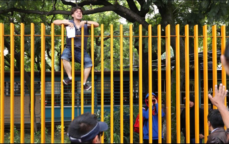 El paro continúa en la Facultad de Artes y Diseño (FAD), el Colegio de Ciencias y Humanidades (CCH) Azcapotzalco y Naucalpan. SUN / ARCHIVO