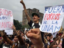 La Universidad identificó la participación de los tres sujetos en los hechos violentos del pasado lunes  de septiembre. SUN / ARCHIVO