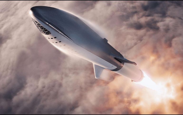 En su sitio web, SpaceX promociona el primer pasajero a la misión lunar a bordo del BFR, lo que sugiere que habrá más viajes.  AFP/ ESPECIAL