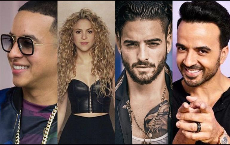 Entre los nominados al artista del año, se encuentran Daddy Yankee, Shakira, Maluma Y Luis Fonsi. ESPECIAL
