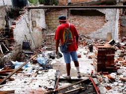 En Morelos, el Fonden dio recursos para 15 mil 586 viviendas dañadas, mientras que las 15 mil 54 restantes recibieron el respaldo estatal. NTX / ARCHIVO