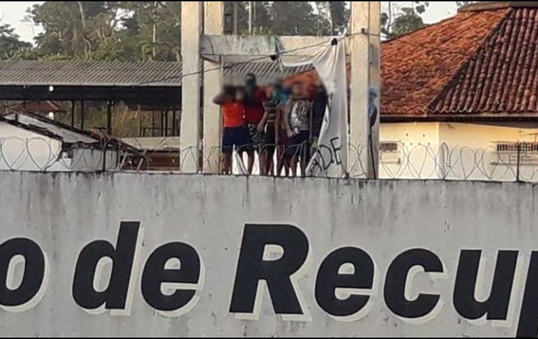 El Centro de Recuperación regional de Altamira tiene capacidad para 208 detenidos, pero alberga a 374. TWITTER/@BrasilUrgentePa