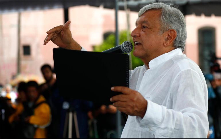 López Obrador reitera que sacará a México del atraso en que se encuentra. SUN / ARCHIVO