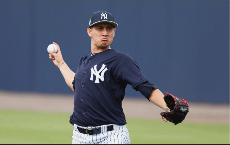 Larga espera. Giovanny Gallegos jugó a principios de esta temporada con los Yankees. AP /
