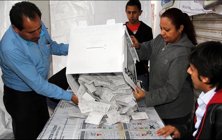El consejero presidente del IEE deberá remitir, el domingo 23 de septiembre, los paquetes electorales materia del recuento. NTX/ARCHIVO