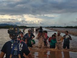 La Secretaría de Marina activa el Plan Marina en su fase de auxilio a la población civil. NTX