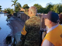 Este fin de semana, autoridades de los tres niveles de gobierno visitaron las comunidades de Tabelojeca; Bacorehuis, Poblado 6, Chihuahuita, La Cuchilla, Olas Altas, Bagojo, a quienes se les brindó atención inmediata. TWITTER / @S_Cienfuegos_Z