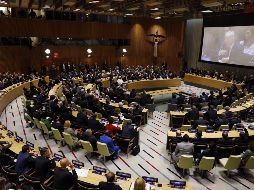 El secretario general de la ONU expresa al contrario de Trump que para abordar el problema de las drogas es necesario tener un enfoque en solo dos áreas: tomar medidas contra el tráfico de drogas y asegurar que aquellos que necesitan tratamiento lo obtengan. EFE/ J. Szenes