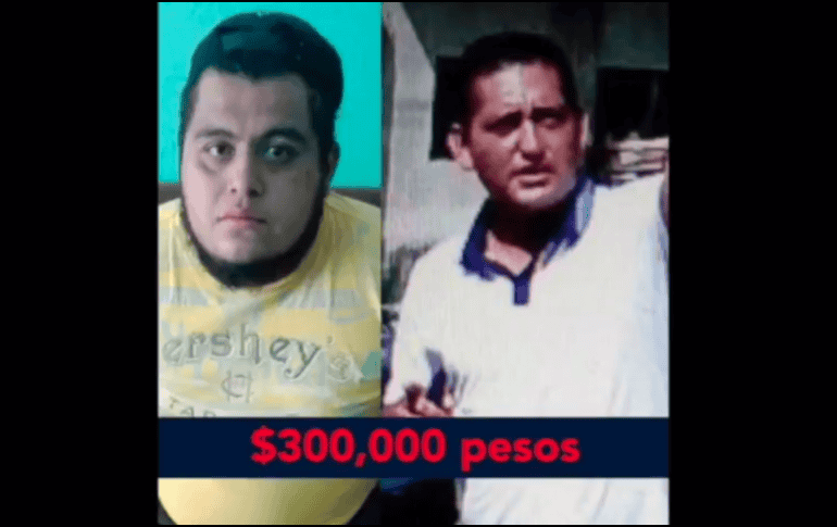La Fiscalía ofrece una recompensa de 300 mil pesos con el fin de ubicar y arrestar a Martínez Trujillo y Acosta González. TWITTER / @FGEChiapas