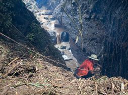 Ejercito Mexicano y elementos de Seguridad Pública Estatal continúan con las labores de búsqueda. EFE / L. E. Granados