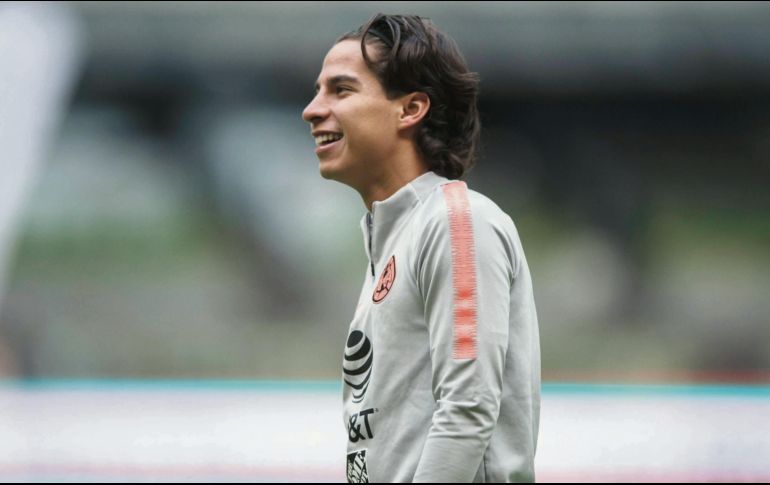 Lainez se lesionó en un entrenamiento americanista. MEXSPORT