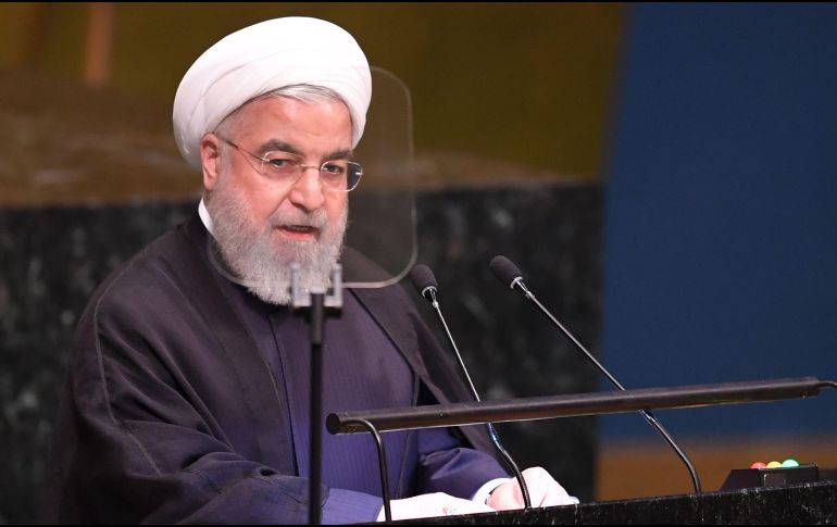 Rouhani ya había descartado tal reunión el lunes, al decir a NBC News que las condiciones actuales no son buenas para conversaciones. AFP / D. Emmert