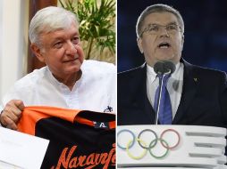 Seguidor del beisbol, López Obrador se ha mostrado a favor de apoyar el deporte en México y es un hecho que el futuro mandatario hablará con Bach sobre sus ideas. ESPECIAL /